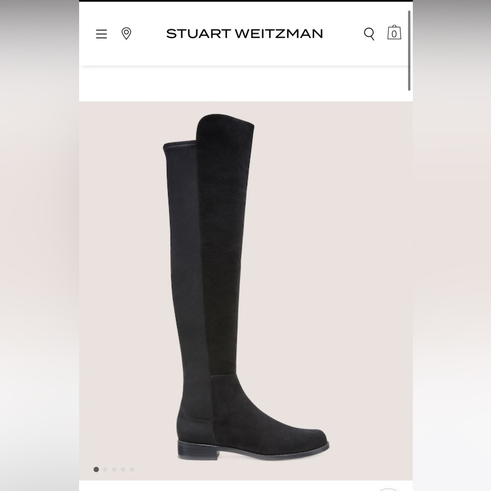 Stuart Weitzman Black Over the Knee Boots